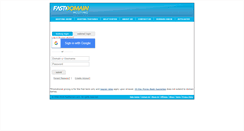 Desktop Screenshot of my.fastdomain.com