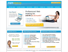 Tablet Screenshot of fastdomain.com